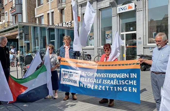 actie tegen investering in nederzettingen