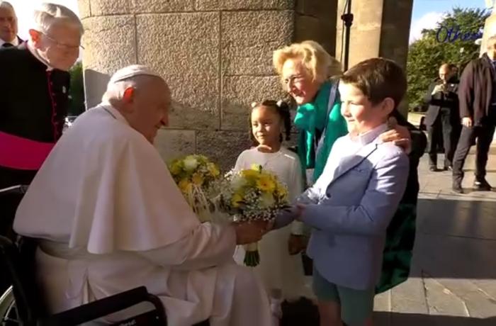 Paus bezoek aan de Belgische kerk
