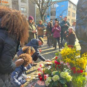 Evenement bij Memorial met onze partners van Navalny Plaats in Antwerpen