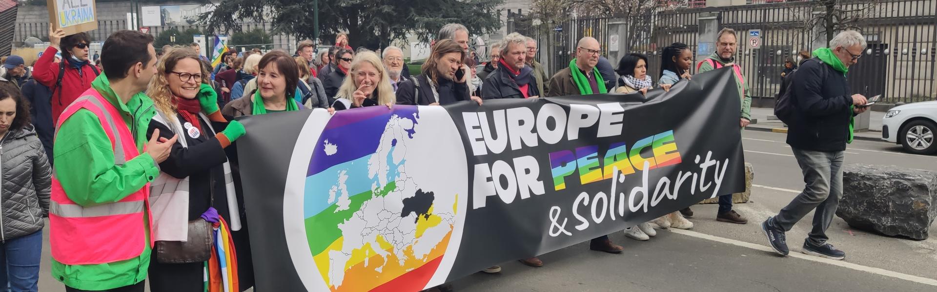 Europe for peace and solidarity-betoging