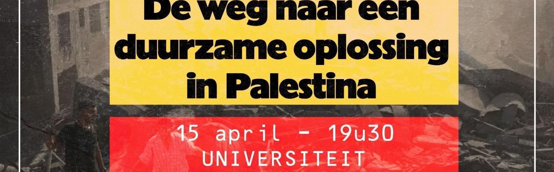 beeld verkiezingsdebat Palestina Antwerpen 2024