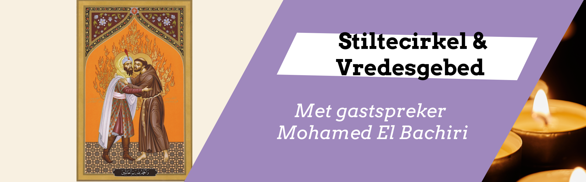 Banner Vredeswake Oktober