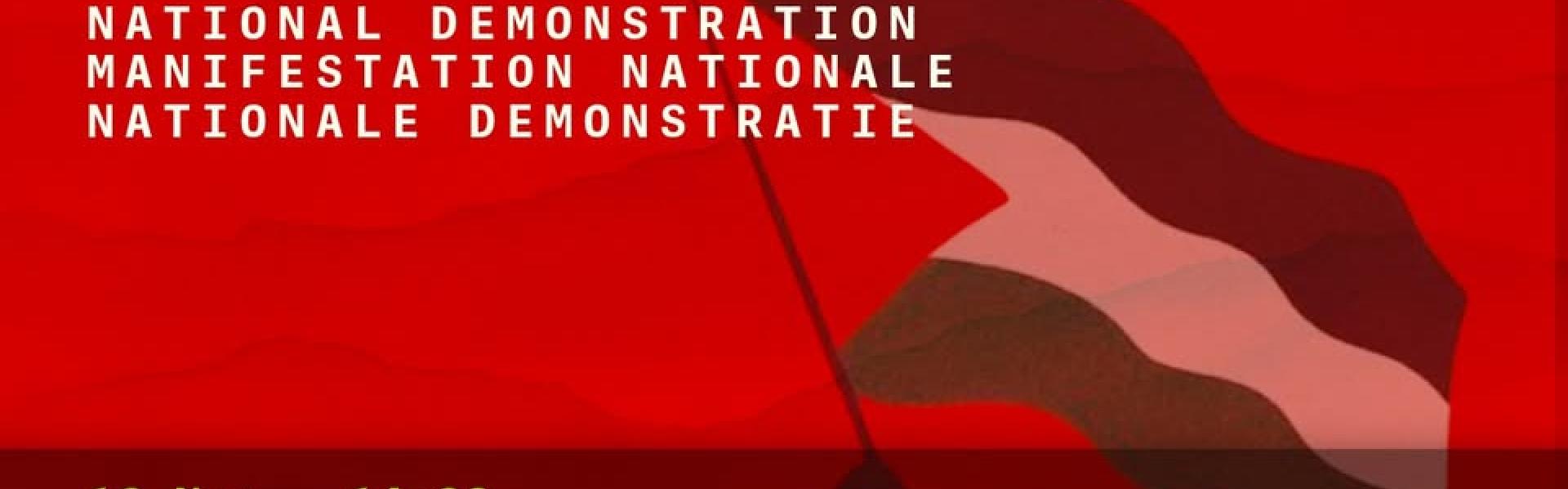 manifestatie Gaza november 2025