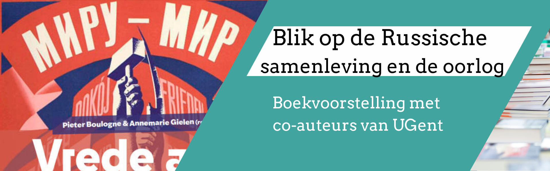 Boek vrede aan de wereld - Gent