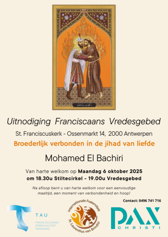 Flyer Vredeswake Oktober