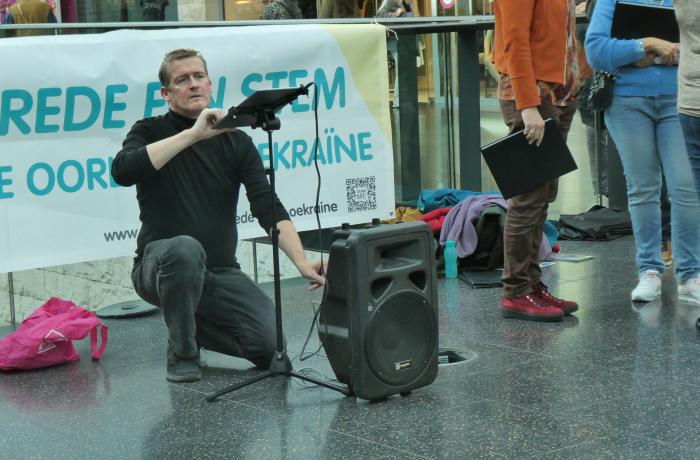 koor Alfabet in Kortrijk K winkelcentrum