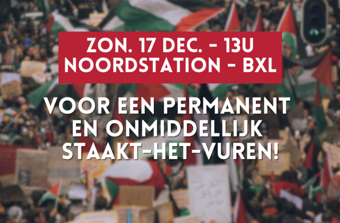 noordstation nationale actie Gaza