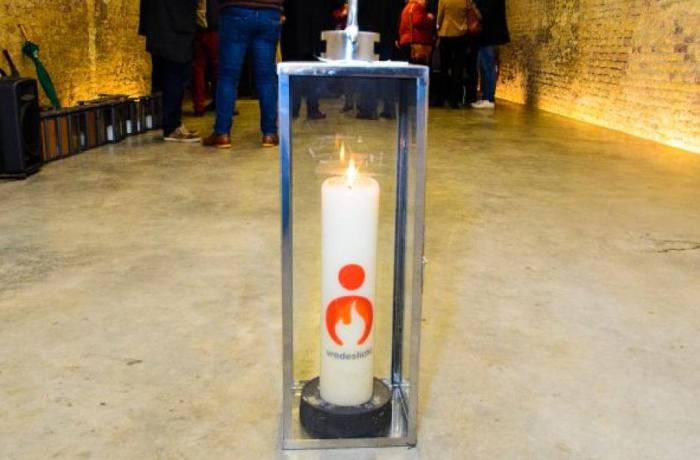 Foto van Vredeslicht in container: Wesley Bustraen