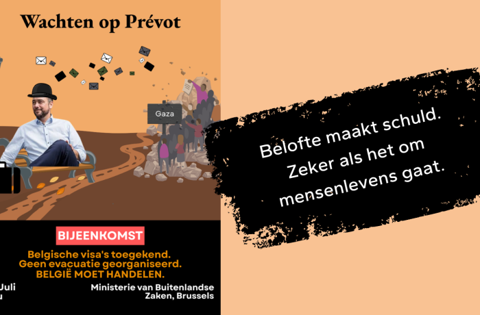 Wachten op Prévot - evacuaties Gaza 2026