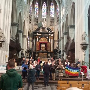 flashmob met Allegro in Mechelen