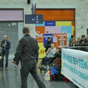 koor Alfabet in Kortrijk K winkelcentrum