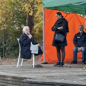 Slotceremonie met Vredesambassadeur 2025 Zuster Jeanne Devos