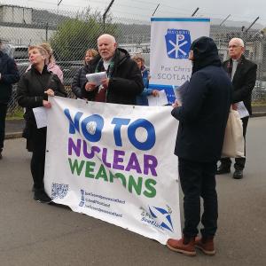 Aartsbisschop van Schotland, William Nolan, pleit vurig voor nucleaire ontwapening